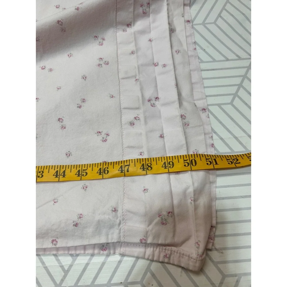 Simply Shabby Chic Pink Ditsy Rose Floral Queen Flat Sheet 102